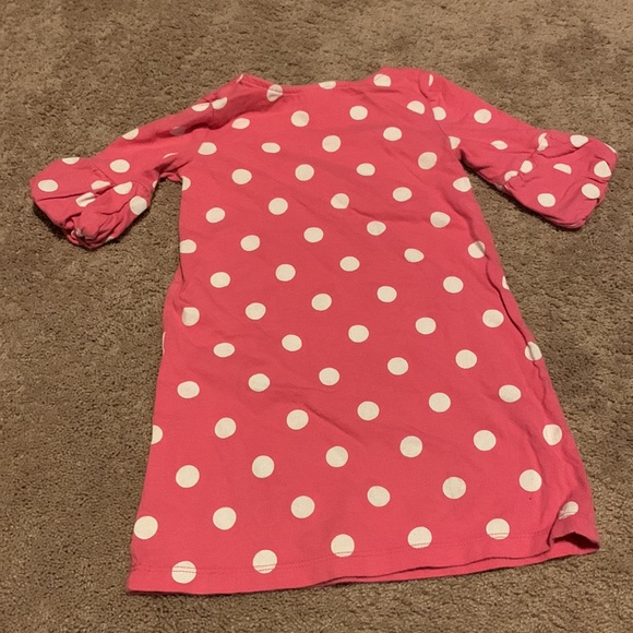 🎉 CIRCO Hot Pink Polka Dot Flower Dress, size 24m - Picture 3 of 3